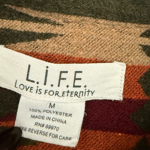 Fringe Aztec Pattern Jacket - Picture 4 of 6